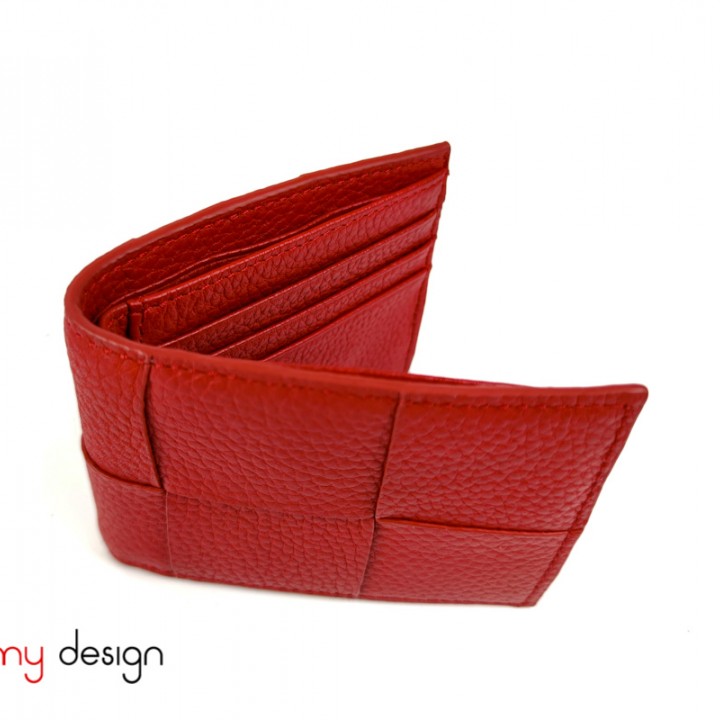 Red basic art wallet